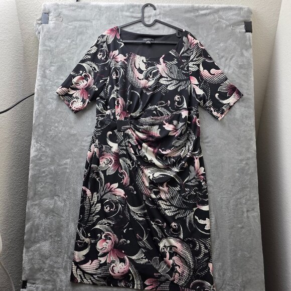 Connected Apparel 18W‎ Floral Dress - Stretchy - Picture 1 of 11